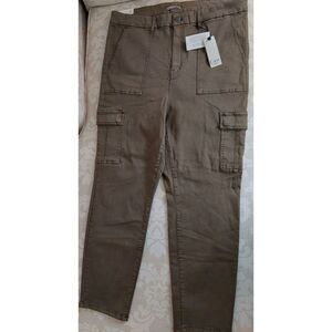 NEW! Dex Plus Women's Ava Super High‎ Rise Skinny Cargo Khaki Size 18 $79